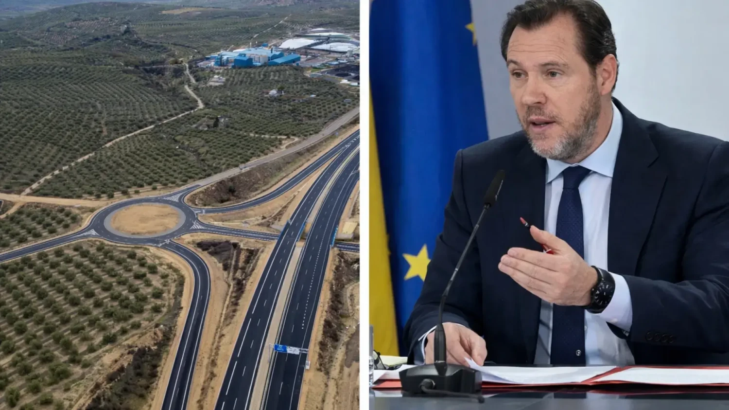 Óscar Puente, ministro de Transportes, invertirá 278 millones de euros en dos tramos de una autovía