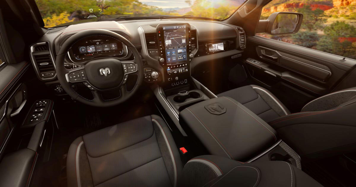 God bless America with three patriotic Ram trucks