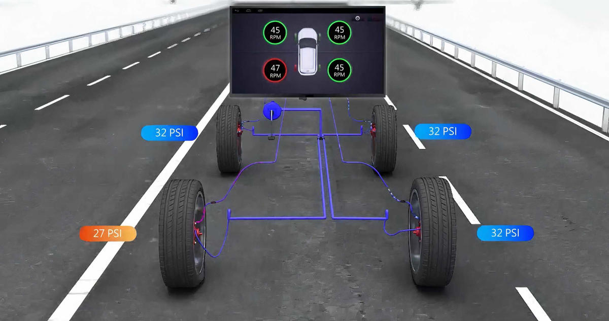 Tire pressure warning light on? How to deal with the emergency