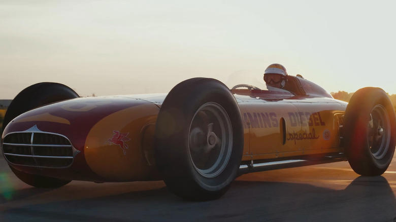 The first turbocharged engine to ever race at Indy was a semi-truck engine
