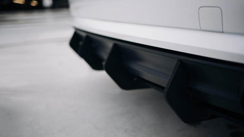 What is a rear diffuser for in a car?