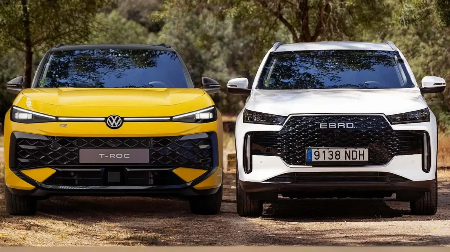 Ebro S400 o VW T-Roc, ¿puede un SUV chino más barato estar a la altura del mejor europeo?