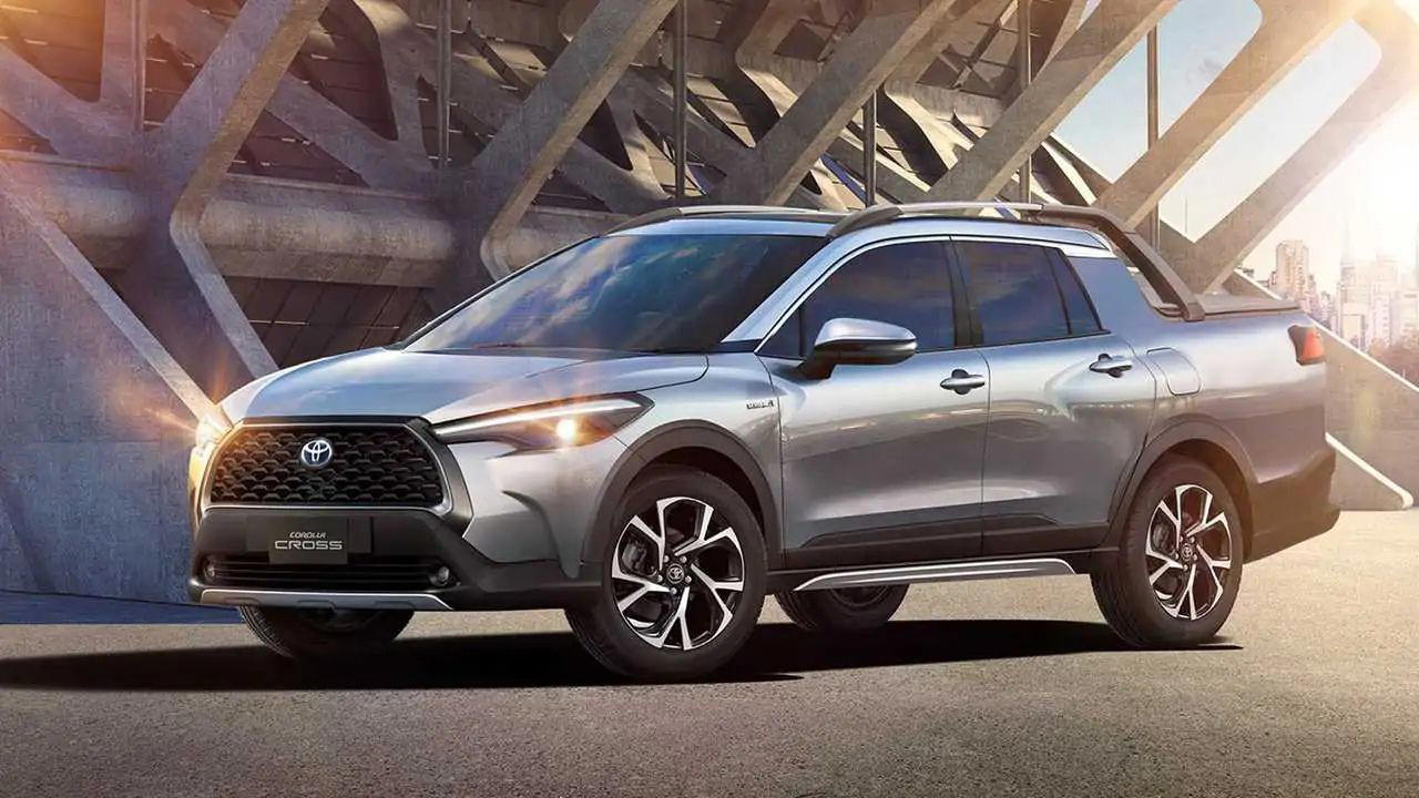 Toyota, Toyota Corolla, Toyota Corolla Cross, Toyota Corolla Cross pickup concept surfaces in new renderings report