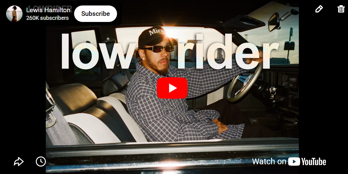 Lewis Hamilton discovers lowriders