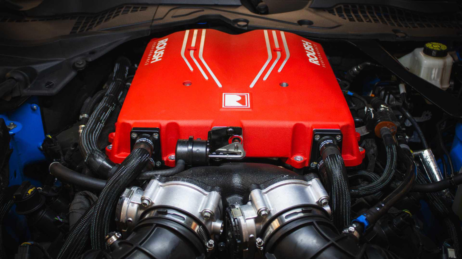 Roush's new 810-HP Mustang supercharger fits under the factory hood with zero modifications