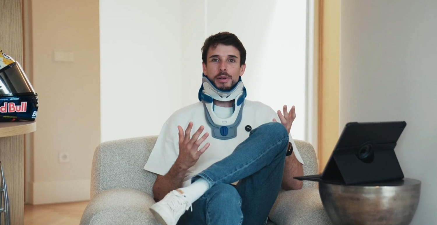 Pedí ver la caída y me di cuenta de la suerte que había tenido