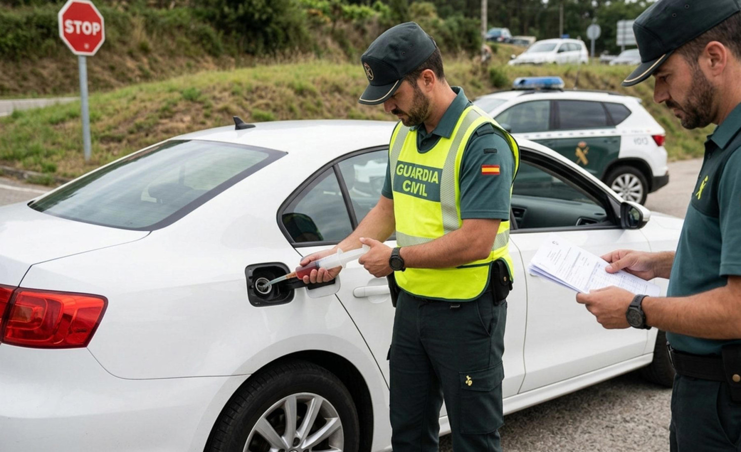Alerta en las carreteras: el motivo real por el que la Guardia Civil está sacando combustible de los depósitos de coches particulares