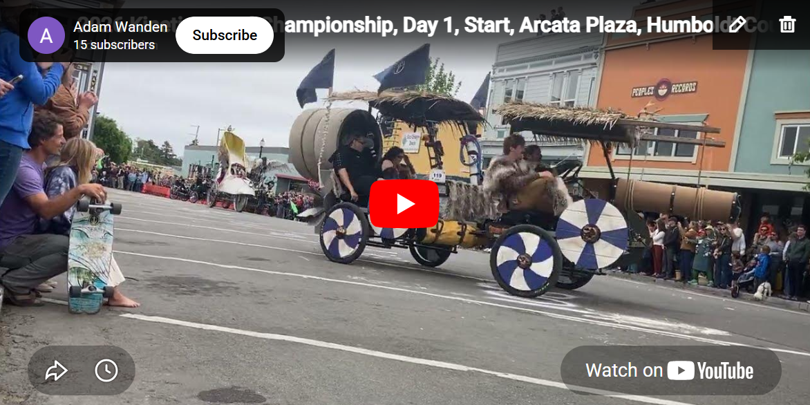 Peddle, Paddle, and Propel in the Arcata Kinetic Sculpture Race