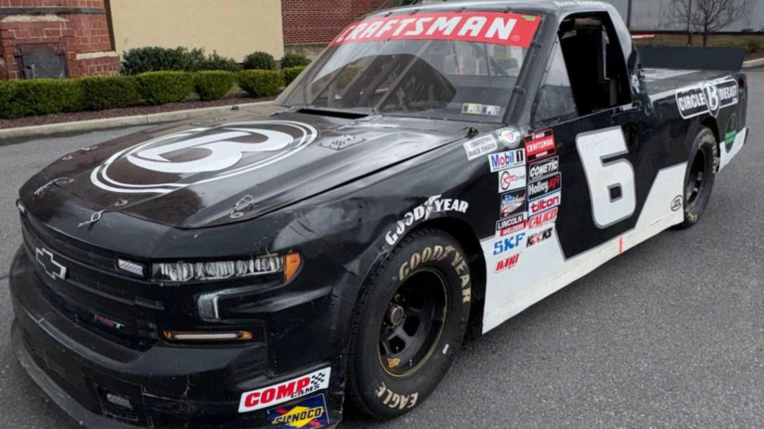 Man arrested after trying to pass off NASCAR race truck as street-legal Chevy S10
