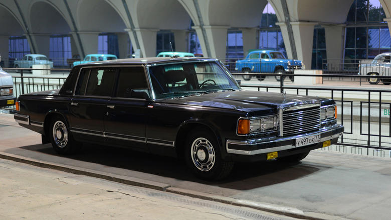 The Soviet ZIL-4104 boasted a hand-built 7.7-liter V8 engine for communist elites