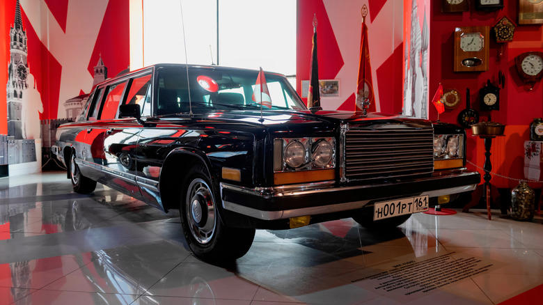 The Soviet ZIL-4104 boasted a hand-built 7.7-liter V8 engine for communist elites