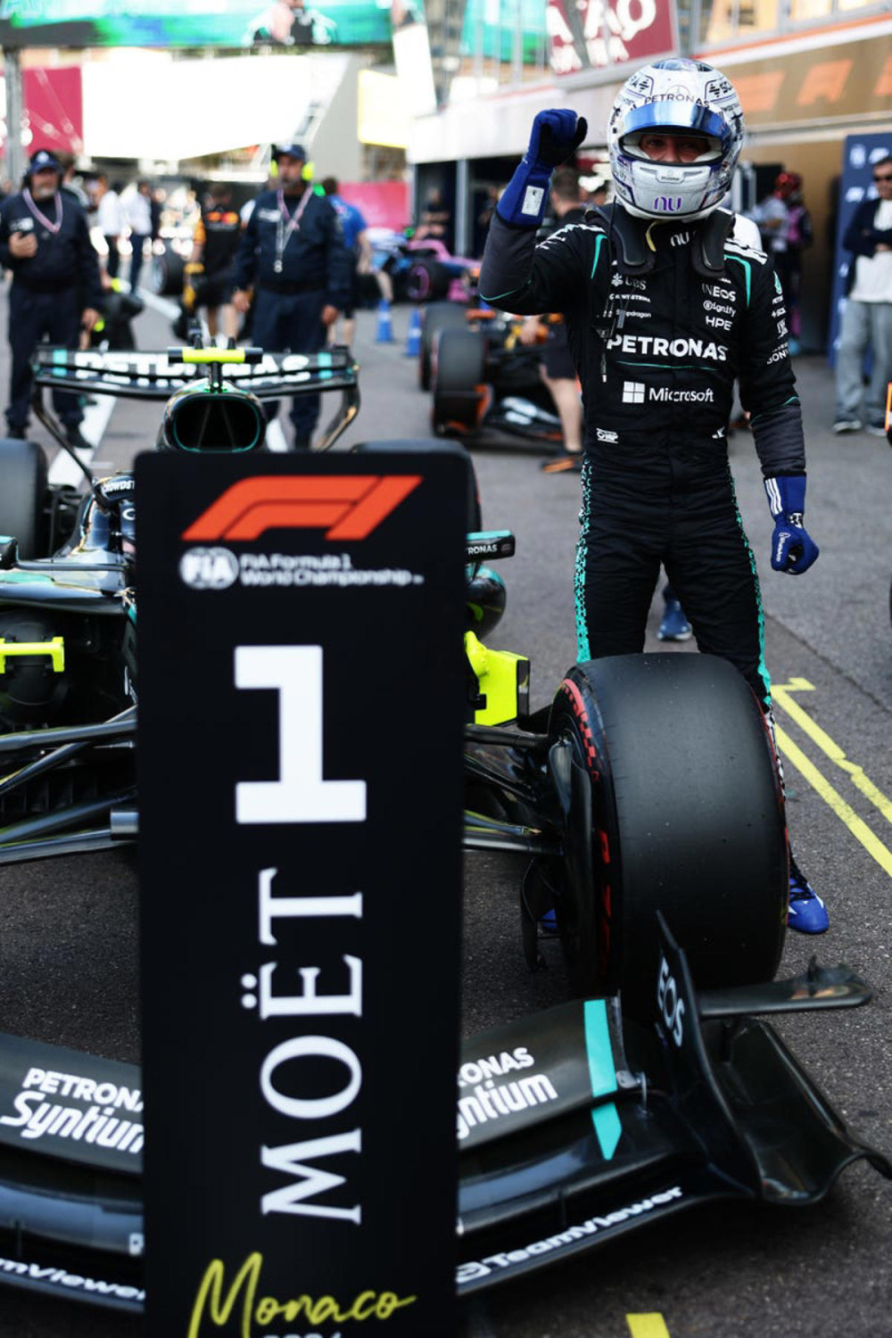 Ferrari, Mercedes, Kimi Antonelli amarga la fiesta de Max Verstappen y Ferrari en Mónaco: nueva pole de Mercedes