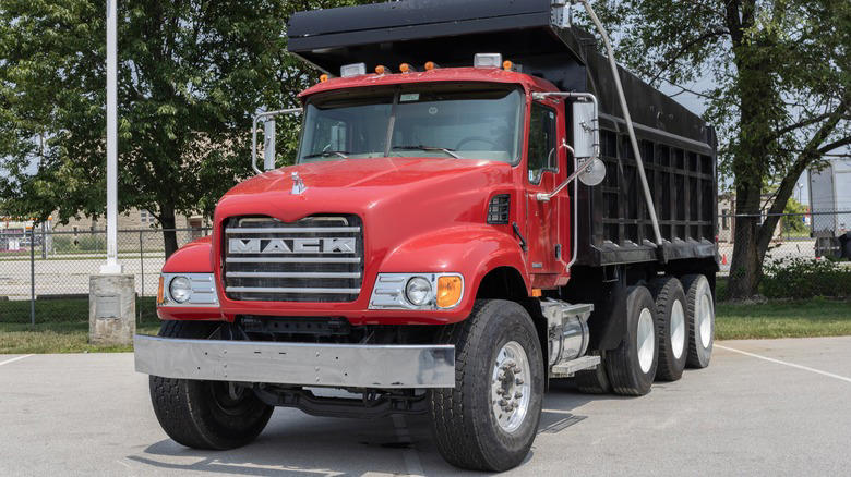 How much horsepower does a Mack truck have?