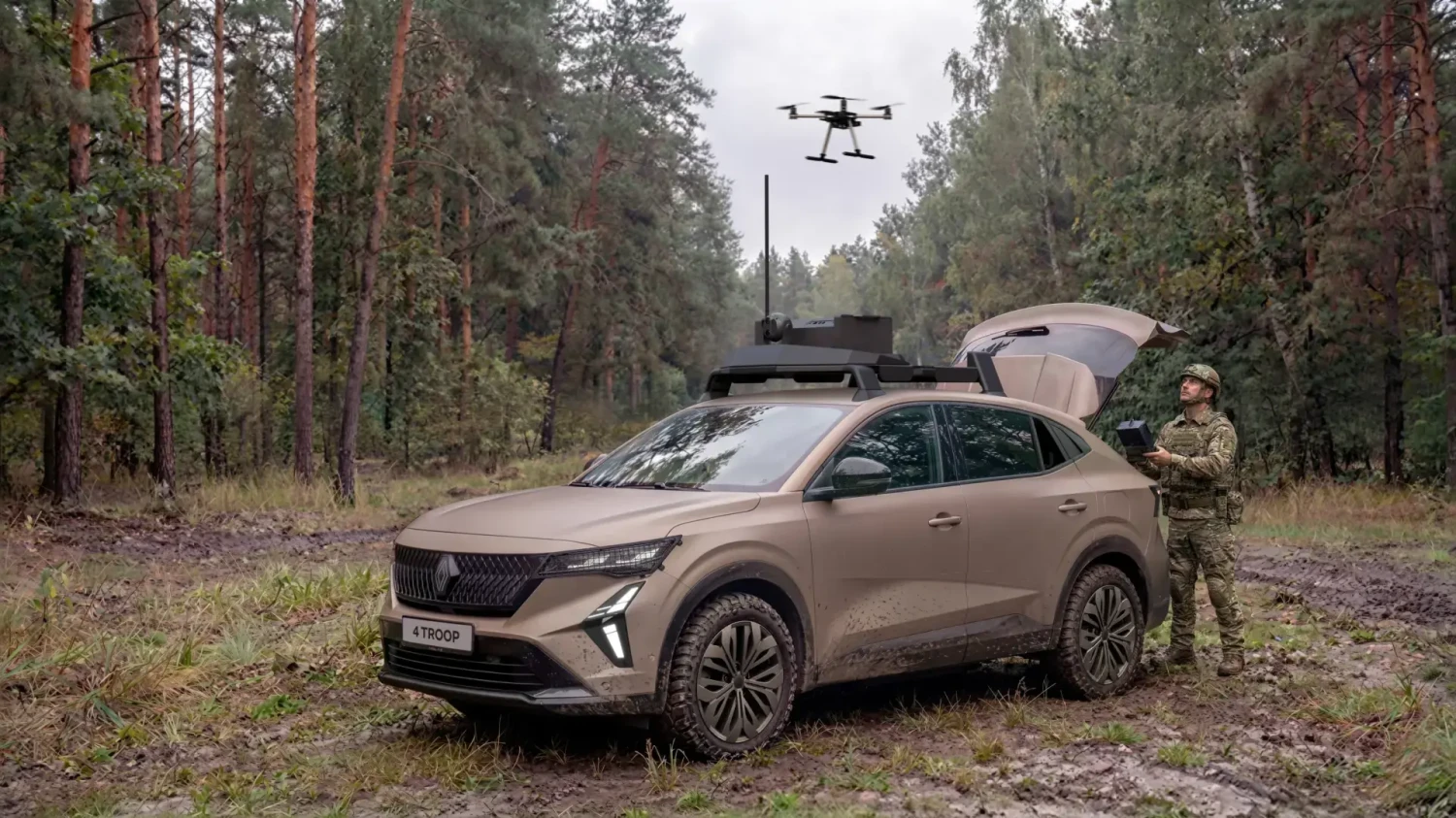 Renault, Renault ha creado un coche ideado para el Ejército de Tierra: equipa drones, sensores y un sistema de comunicaciones híbridas seguras
