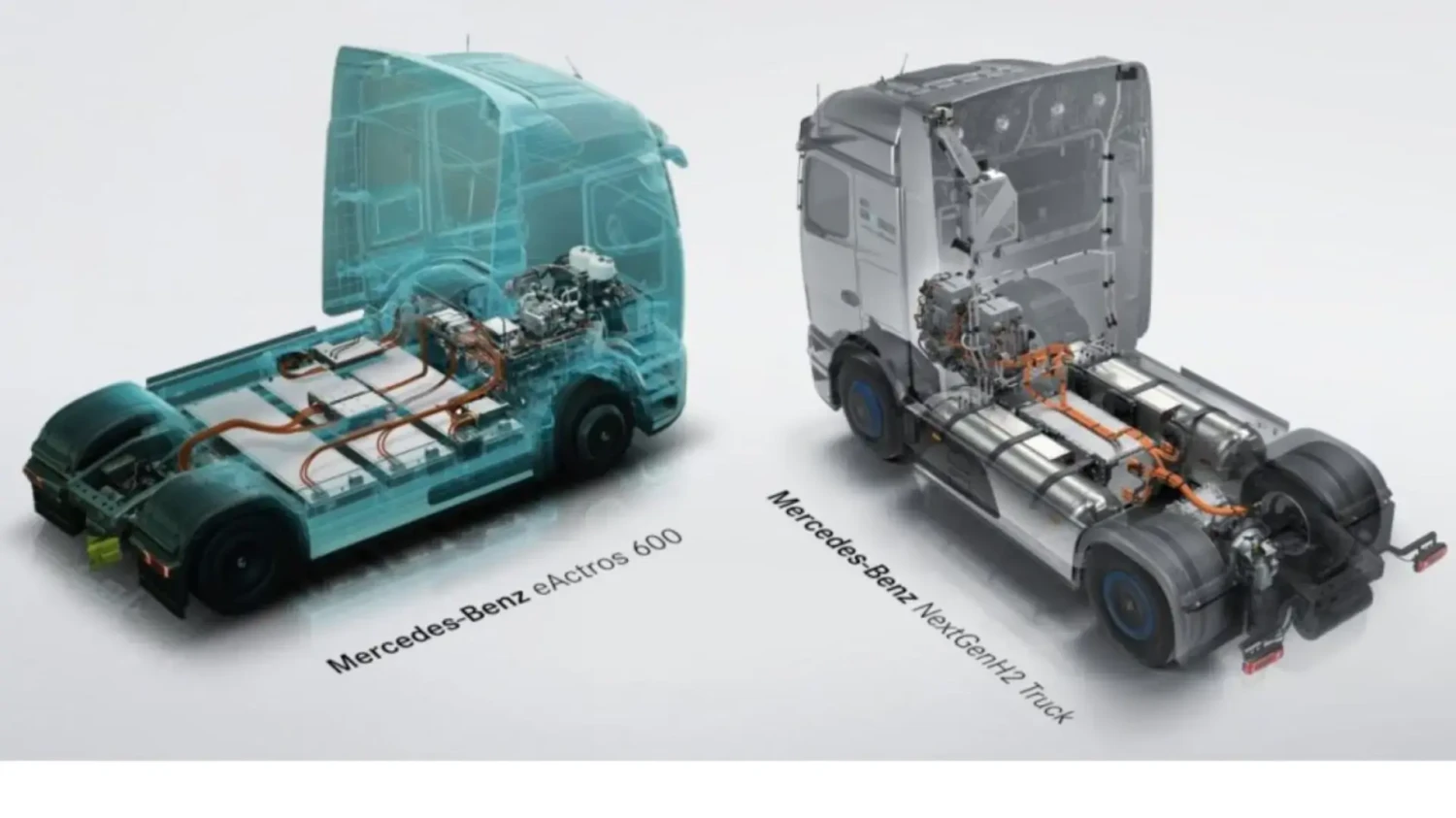 Daimler, Mercedes, Daimler Truck (el conglomerado de Mercedes) quiere dar un impulso a los camiones pesados con baterías e hidrógeno