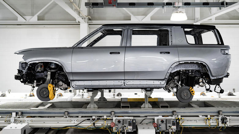 Rivian is reusing its own car batteries in a very resourceful way