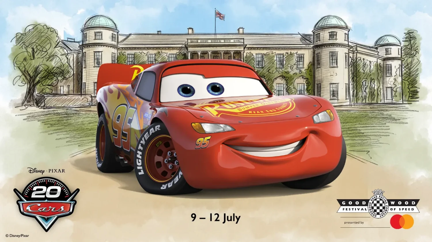 Lightning McQueen joins the 2026 Goodwood Festival of Speed