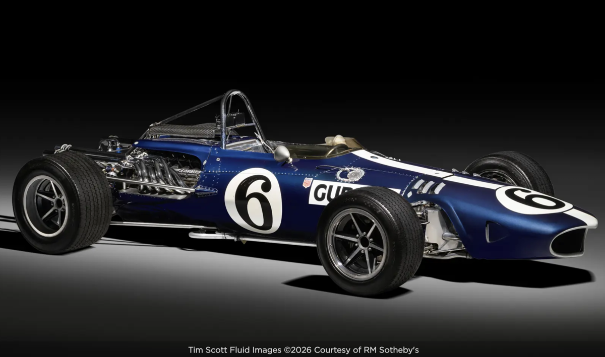 America's only Formula 1 winner has a long-lost sibling, and it's chasing a $9 million bid
