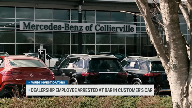 Mercedes, Mercedes service tech allegedly uses customer's car to meet a date at a sports bar