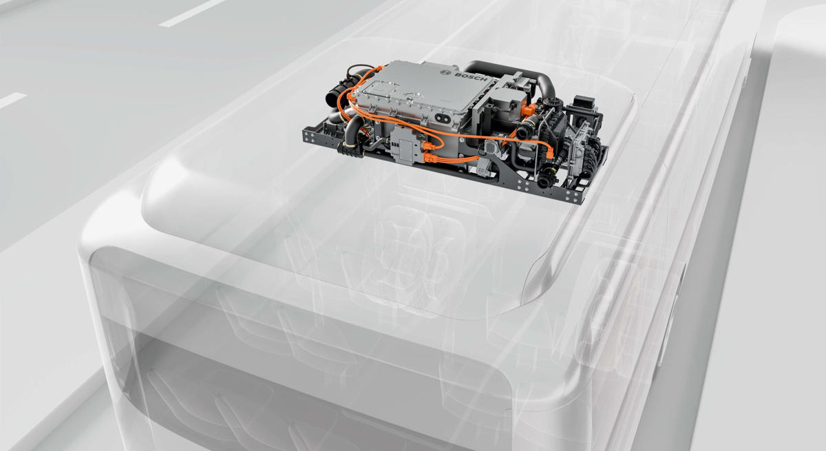 Autobuses urbanos transformados a hidrógeno: un módulo de pila de combustible se adapta al transporte urbano cero emisiones