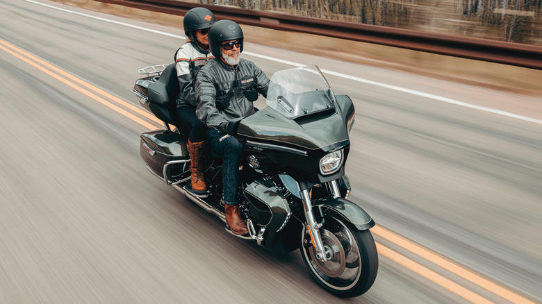 Which Harley-Davidson motorcycles work well for two riders?