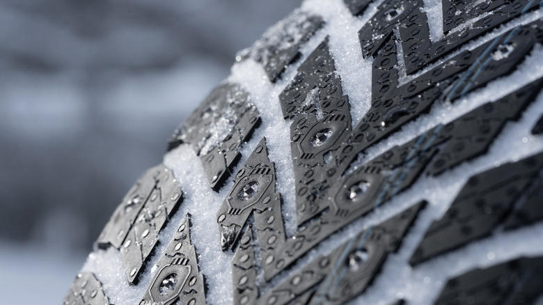 The world's first retractable studded tires look like something out of a James Bond movie