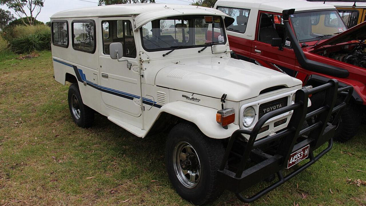 Toyota, Toyota Land Cruiser, Designed for durability, the 1977 Toyota Land Cruiser FJ45 became iconic