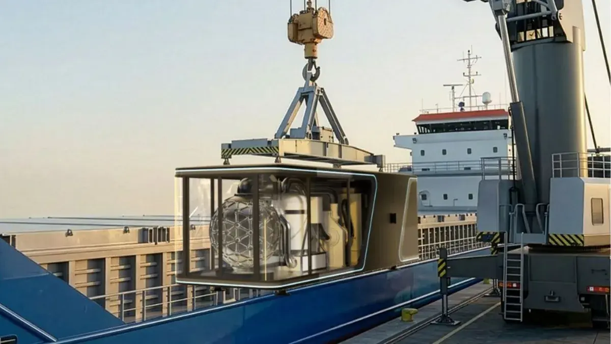 Barcos que navegan 25 años sin combustible: el microrreactor nuclear que lo hace posible