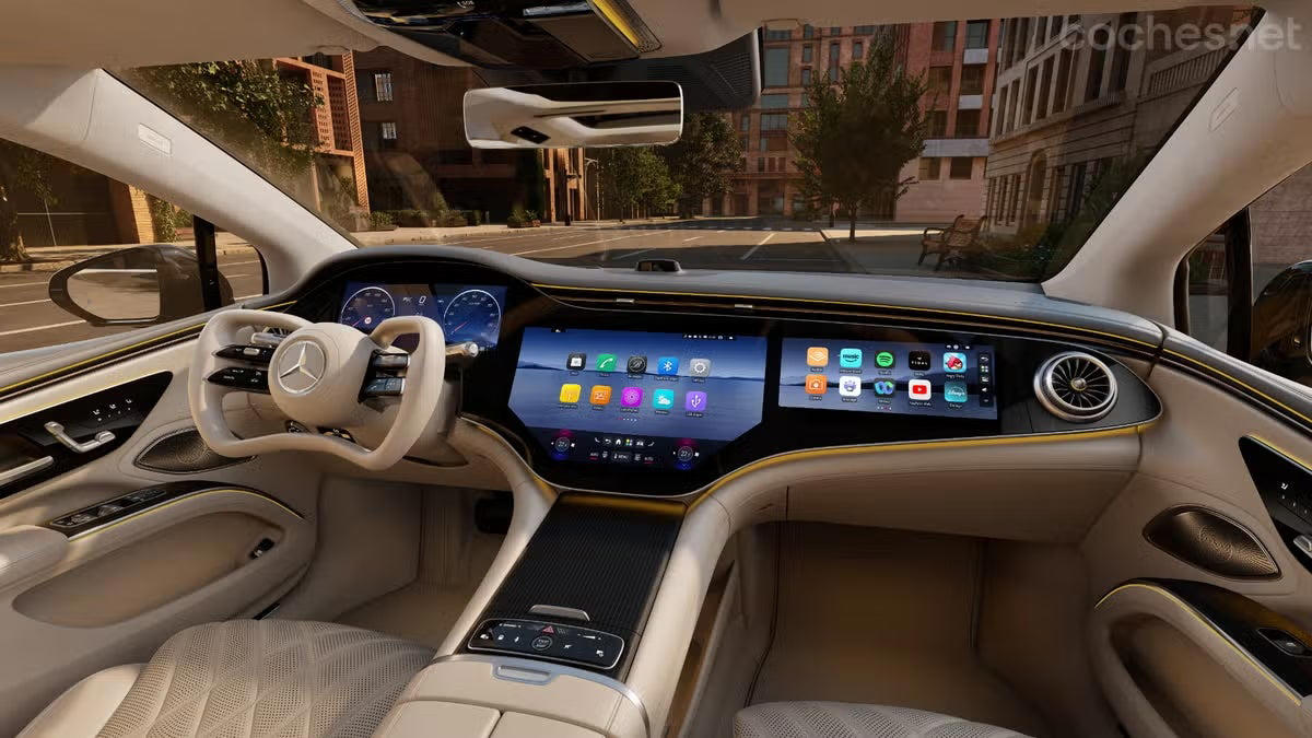 Casi 1.000 km de autonomía y carga en 10 minutos: el nuevo Mercedes EQS es una bestia de 800V que pone contra las cuerdas a la competencia