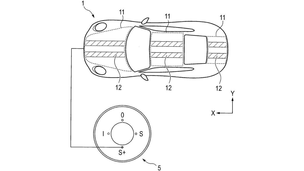 Porsche, Porsche patent describes racing stripes that appear in sport mode