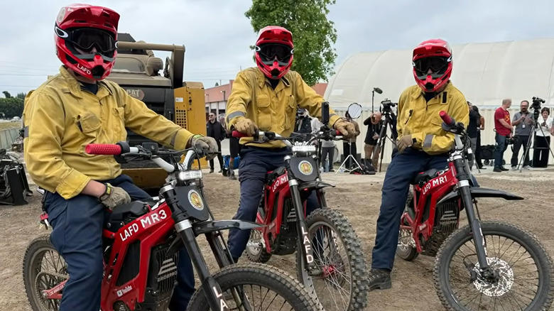 Los Angeles traffic is so bad the fire department got new electric motorcycles to quicken response time