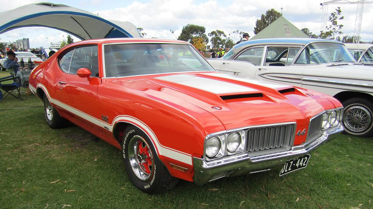 Oldsmobile turned numbers into identity with the 442 and it stuck
