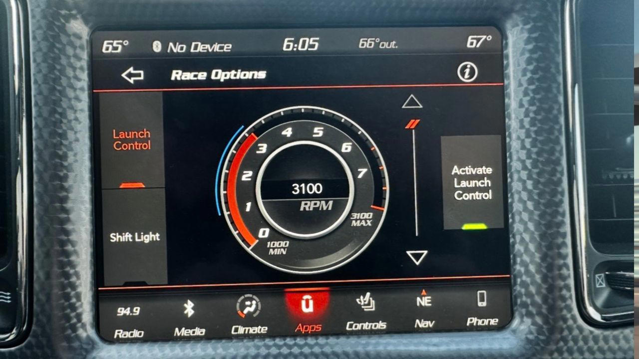 What does the launch button do on a Dodge Hellcat? Full guide