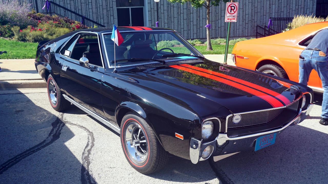 The 1969 AMC AMX stood out but its two-seat design limited its appeal