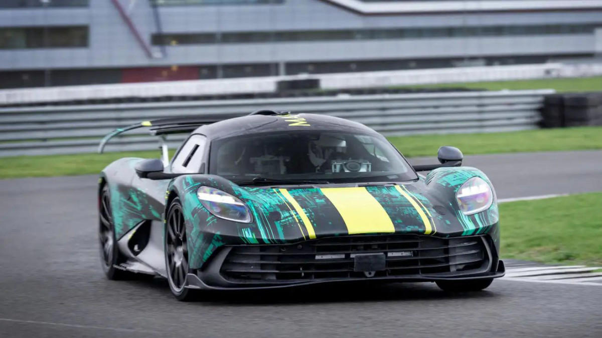 The Aston Martin Valhalla can reverse at 87 mph