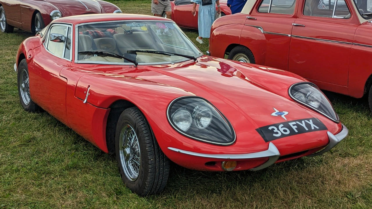 Most people skip over the 1965 Marcos GT until they see how light it is