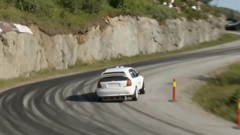 This hillclimb Toyota Corolla only needs a one-liter engine to melt your face off