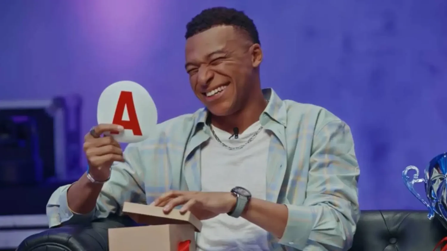 Kylian Mbappé sobre su carné de conducir: "Creo que sí llevo la L"