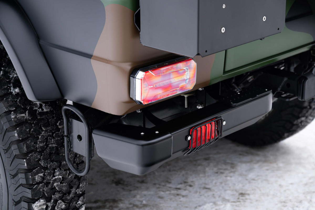 This vintage military G-Wagen costs Maybach money—and packs a V8 swap