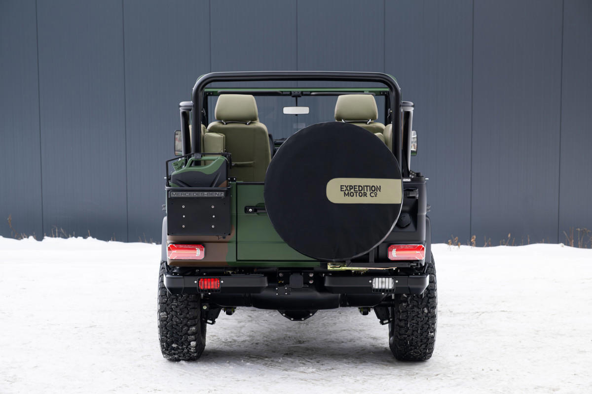 This vintage military G-Wagen costs Maybach money—and packs a V8 swap