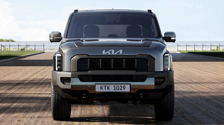 Kia to launch hybrid, EREV body-on-frame pickup truck in the US by 2030