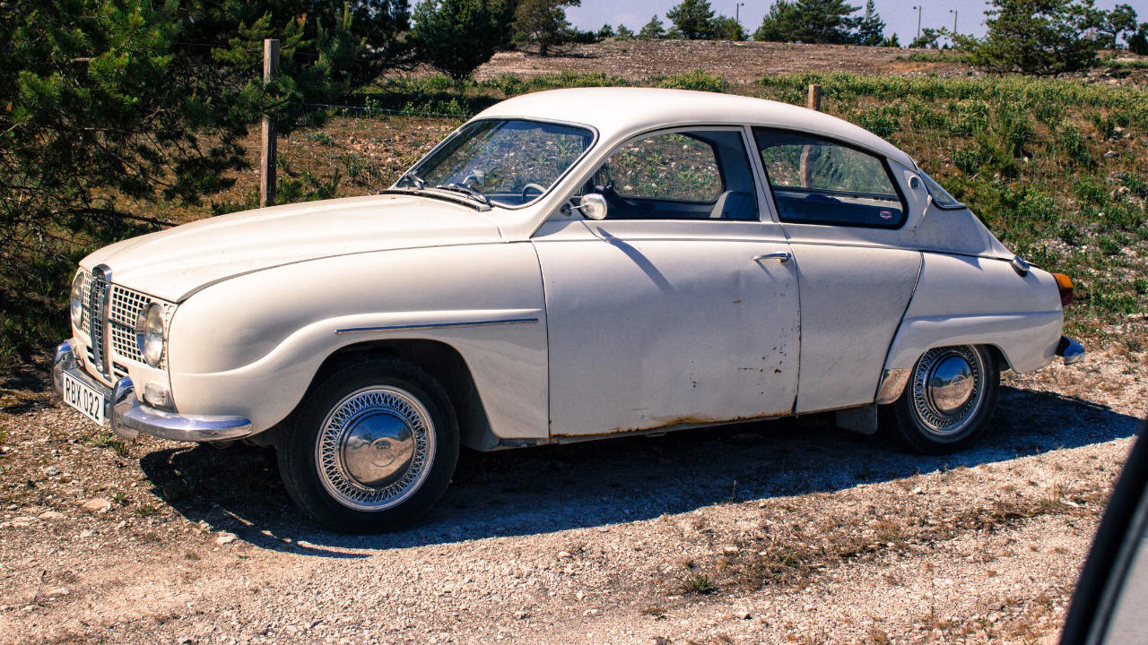 Even understated cars like the 1966 Saab 96 earned a loyal following