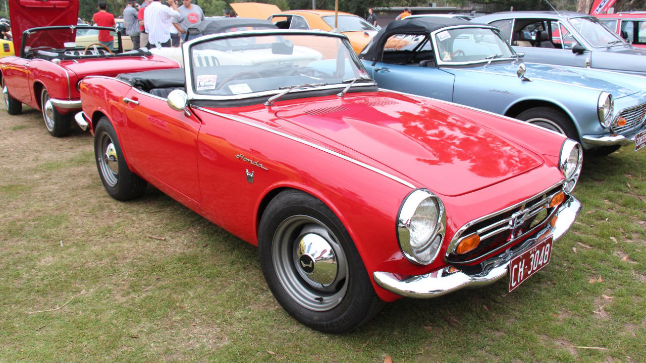 Honda, Small but capable, the 1967 Honda S800 proved high revs mattered