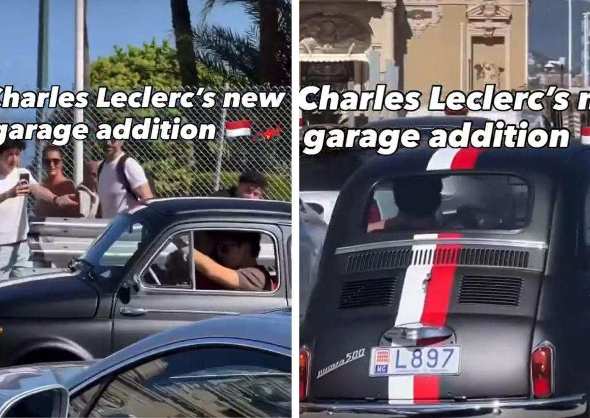 El primer amor nunca se olvida: Charles Leclerc, visto con un coche que podría haber marcado sus inicios