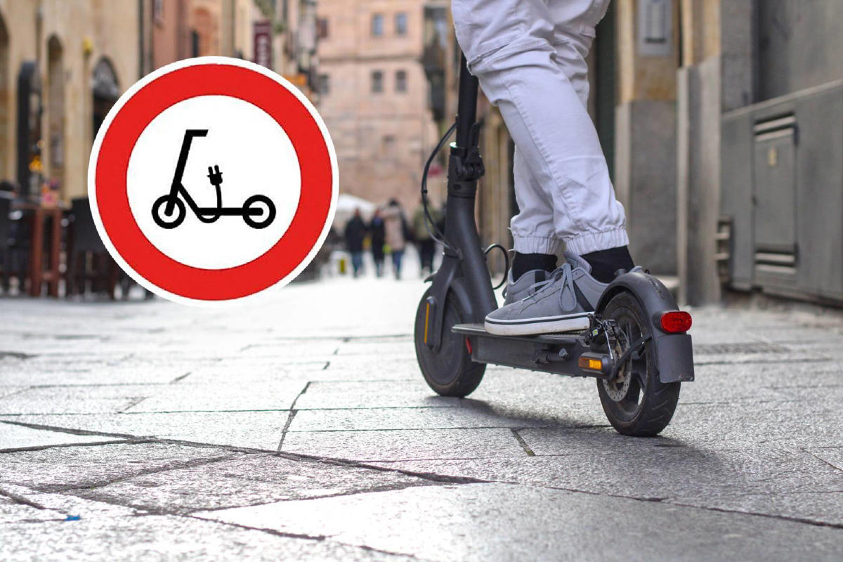 Prohibido patinetes: empieza el veto en algunas ciudades gracias a una nueva señal de la DGT