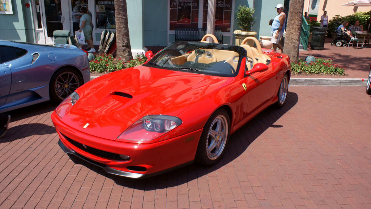 Long before hybrids, the 2001 Ferrari 550 Barchetta delivered pure open-top speed