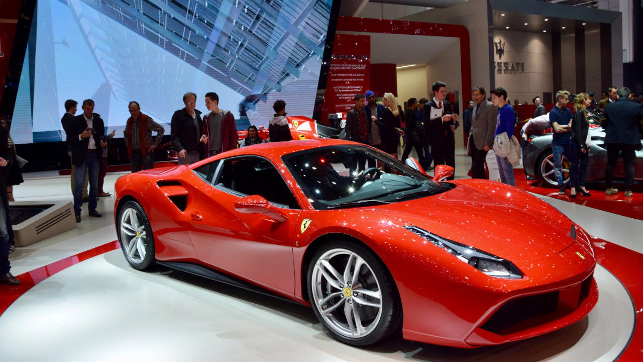 Ferrari, Ferrari 488 GTB, SuperCar, The 2015 Ferrari 488 GTB marked a shift toward turbocharged supercar performance