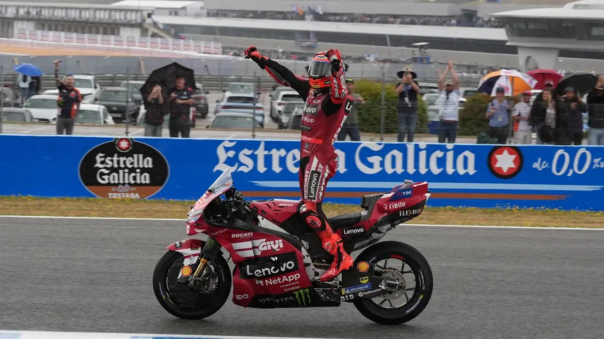 Marc Márquez, tras su victoria al sprint: 
