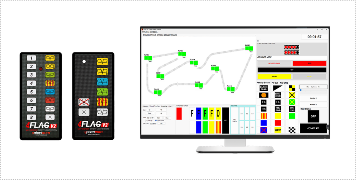 Así es el 4Flag V2, el panel de seguridad luminoso más avanzado para los circuitos