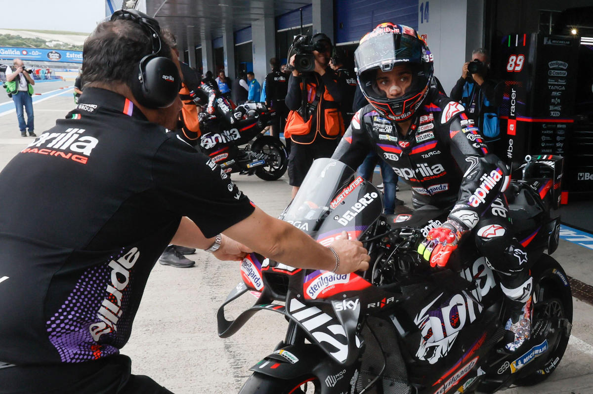 Martín: “No podía frenar la moto”